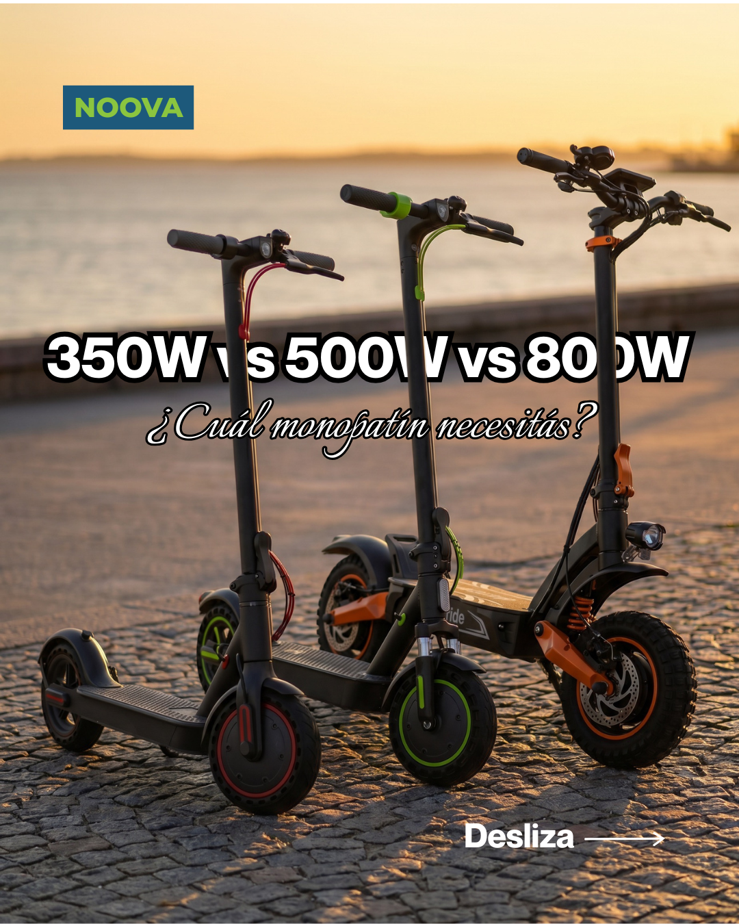 350W vs 500W vs 800W: Guía para elegir tu monopatín