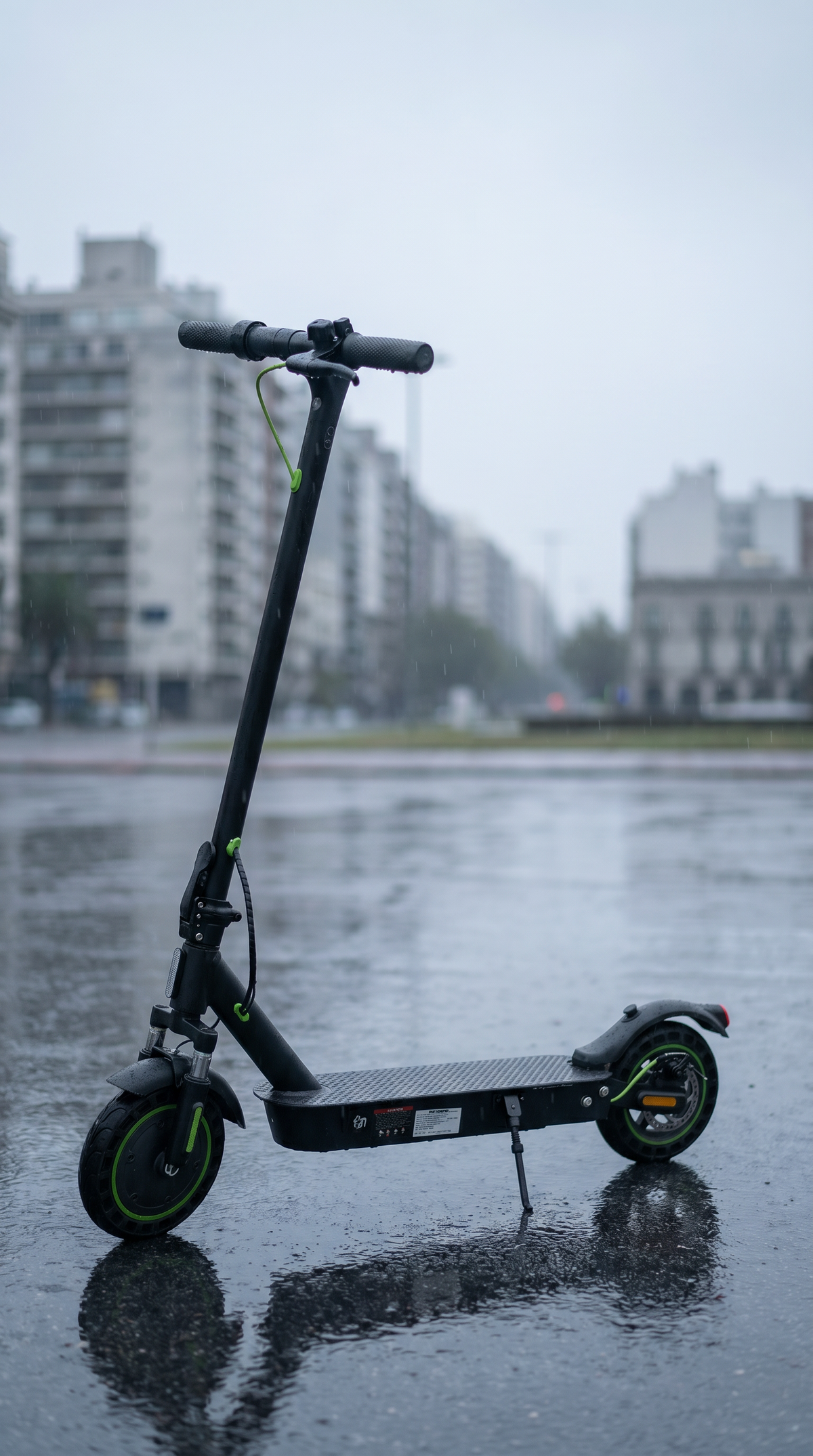 ¿Se puede andar en monopatín eléctrico cuando llueve?
